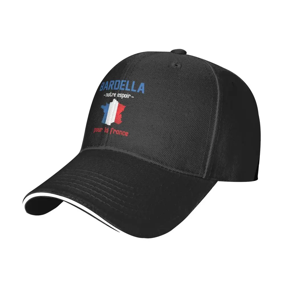 Vintage 2027 Bardella Collection Baseball Cap President Election France Streetwear Men Women Trucker Hat Snapback Cap Gift