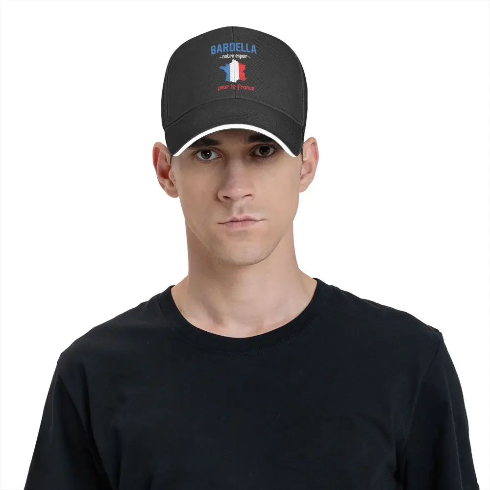 Vintage 2027 Bardella Collection Baseball Cap President Election France Streetwear Men Women Trucker Hat Snapback Cap Gift