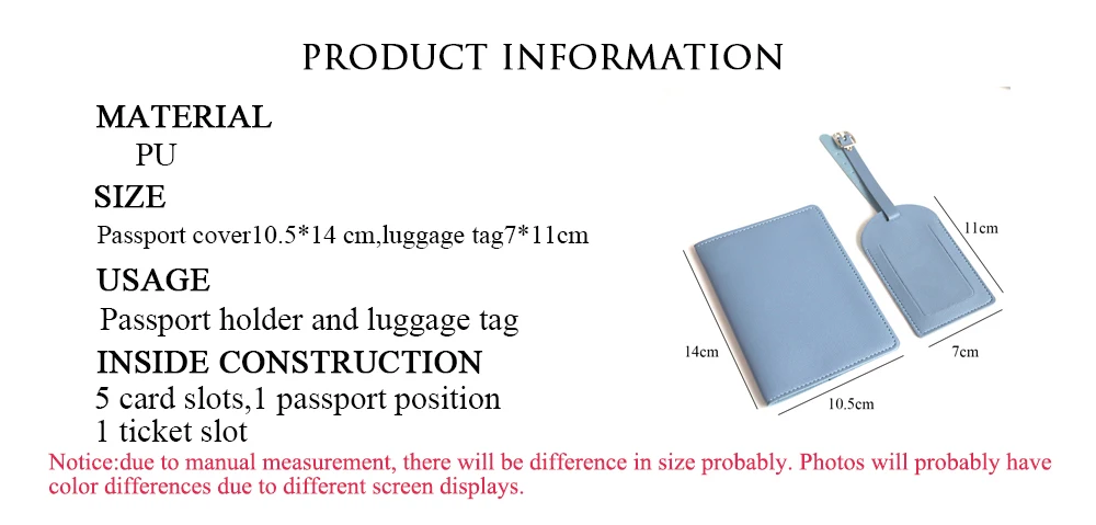 Custom Name Travel Passport Cover Set Personalized Letters Gift Luggage Tag Card Holder Passport Case Holder Travel Essentials