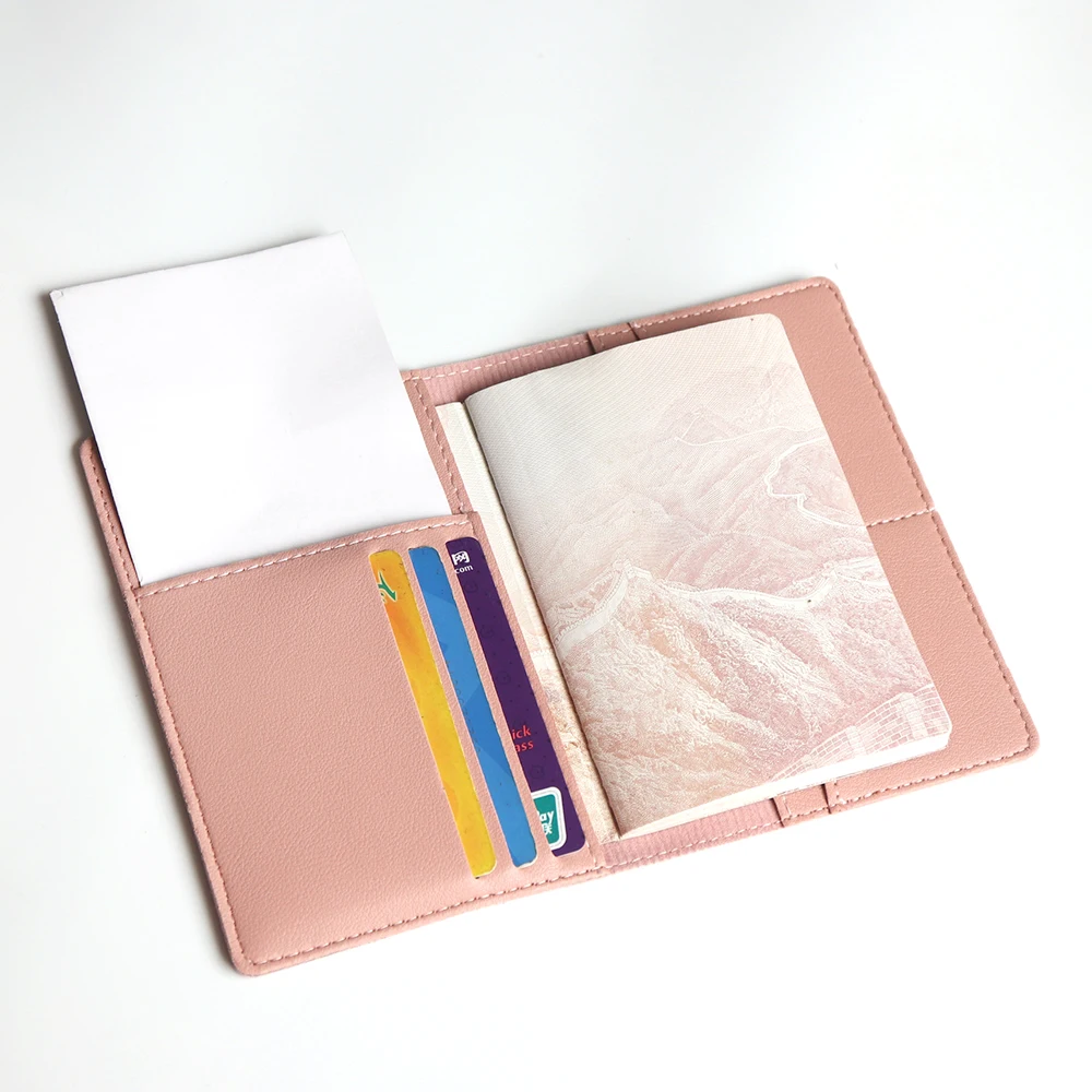 Custom Name Travel Passport Cover Set Personalized Letters Gift Luggage Tag Card Holder Passport Case Holder Travel Essentials