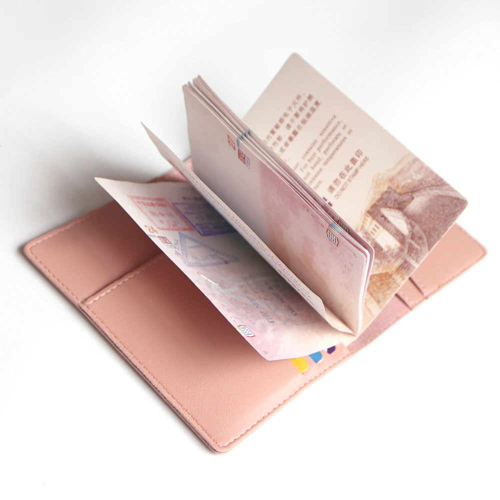 Custom Name Travel Passport Cover Set Personalized Letters Gift Luggage Tag Card Holder Passport Case Holder Travel Essentials