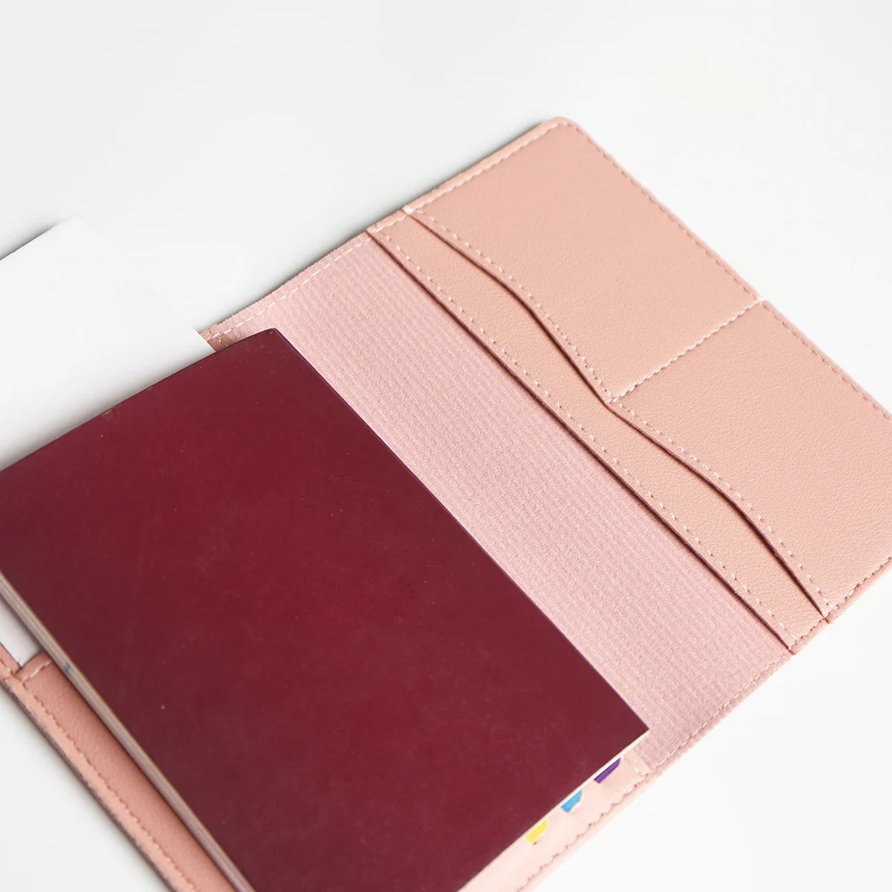 Custom Name Travel Passport Cover Set Personalized Letters Gift Luggage Tag Card Holder Passport Case Holder Travel Essentials