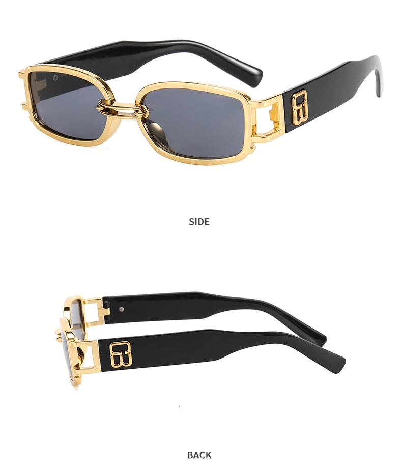 New Fashion Vintage Sunglasses Women Men Brand Designer Retro Rectangle Sun Glasses Female Male Popular Colorful Square Eyewear