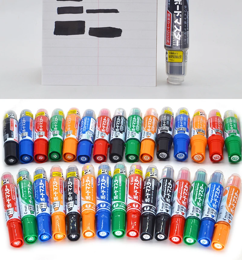 Pilot 1/2pcs Replace Ink Stationery for Whiteboard Pen Color Direct Liquid Eco-Ink Easy Installation Draw Student Supplies
