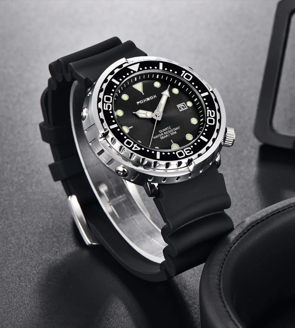 LIGE Fashion Diver Watch Men Top Brand Luxury 50ATM Waterproof Date Clock Sport Watches Mens Quartz Wristwatch Relogio Masculino