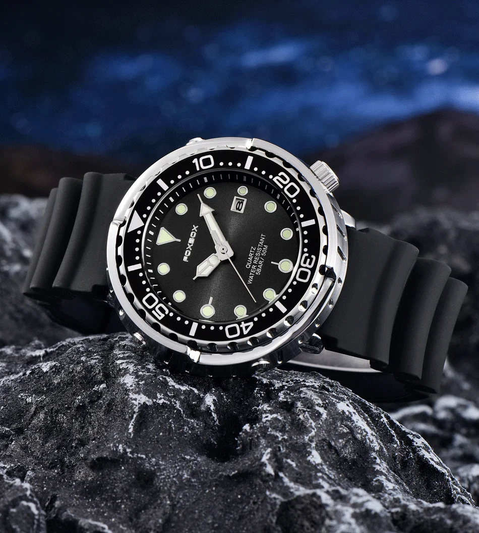 LIGE Fashion Diver Watch Men Top Brand Luxury 50ATM Waterproof Date Clock Sport Watches Mens Quartz Wristwatch Relogio Masculino