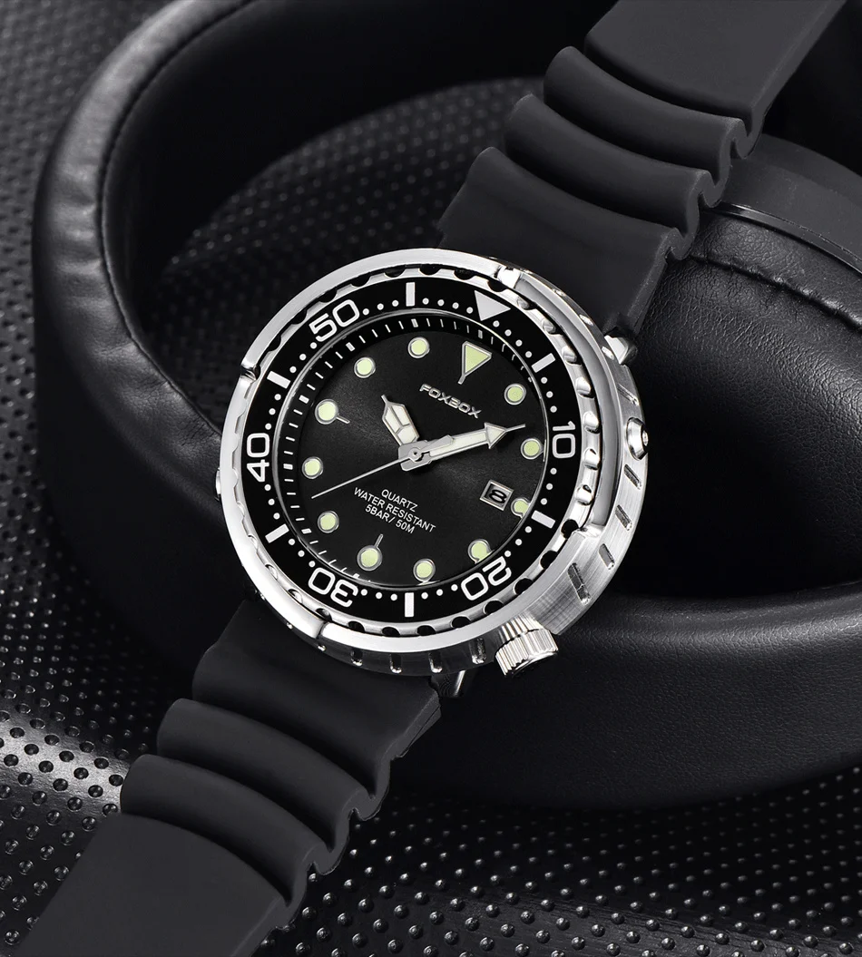 LIGE Fashion Diver Watch Men Top Brand Luxury 50ATM Waterproof Date Clock Sport Watches Mens Quartz Wristwatch Relogio Masculino