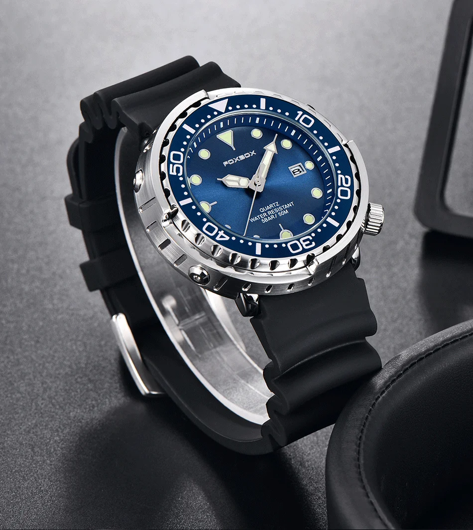 LIGE Fashion Diver Watch Men Top Brand Luxury 50ATM Waterproof Date Clock Sport Watches Mens Quartz Wristwatch Relogio Masculino