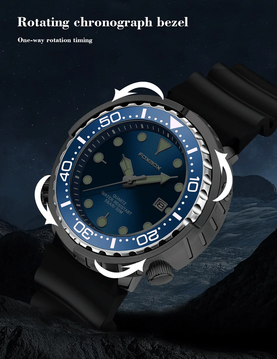 LIGE Fashion Diver Watch Men Top Brand Luxury 50ATM Waterproof Date Clock Sport Watches Mens Quartz Wristwatch Relogio Masculino
