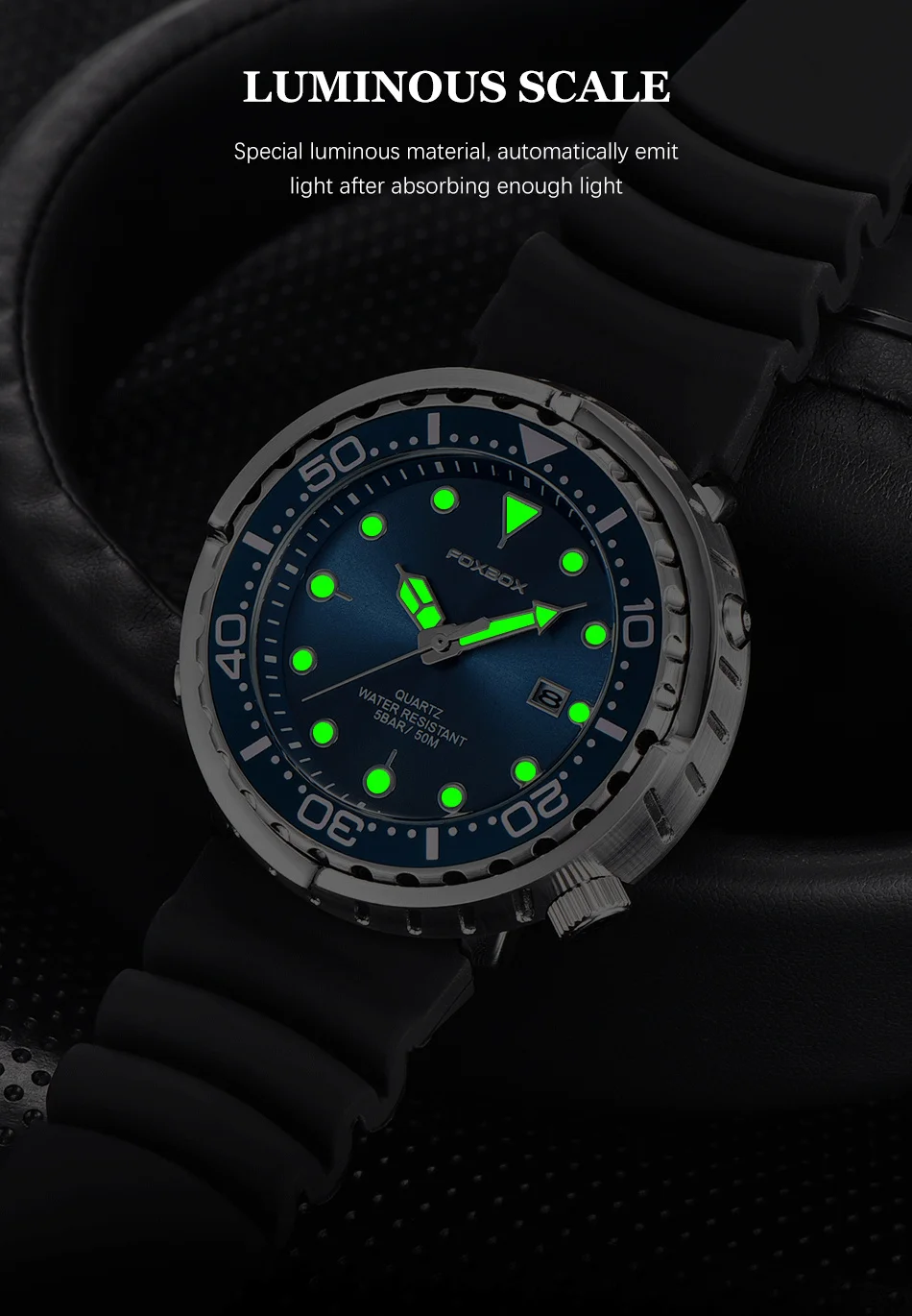 LIGE Fashion Diver Watch Men Top Brand Luxury 50ATM Waterproof Date Clock Sport Watches Mens Quartz Wristwatch Relogio Masculino