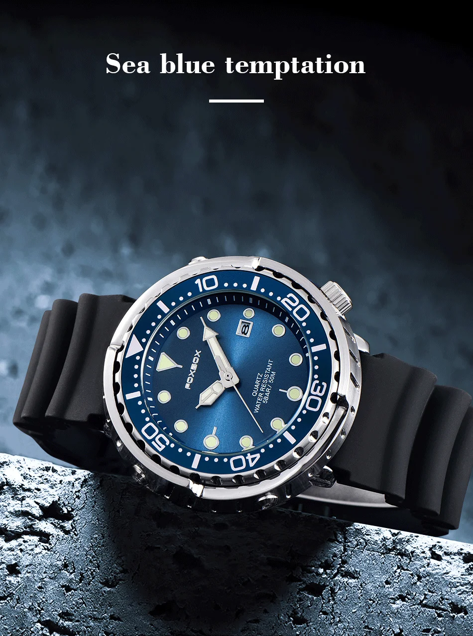 LIGE Fashion Diver Watch Men Top Brand Luxury 50ATM Waterproof Date Clock Sport Watches Mens Quartz Wristwatch Relogio Masculino