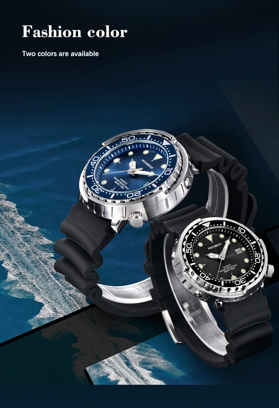 LIGE Fashion Diver Watch Men Top Brand Luxury 50ATM Waterproof Date Clock Sport Watches Mens Quartz Wristwatch Relogio Masculino