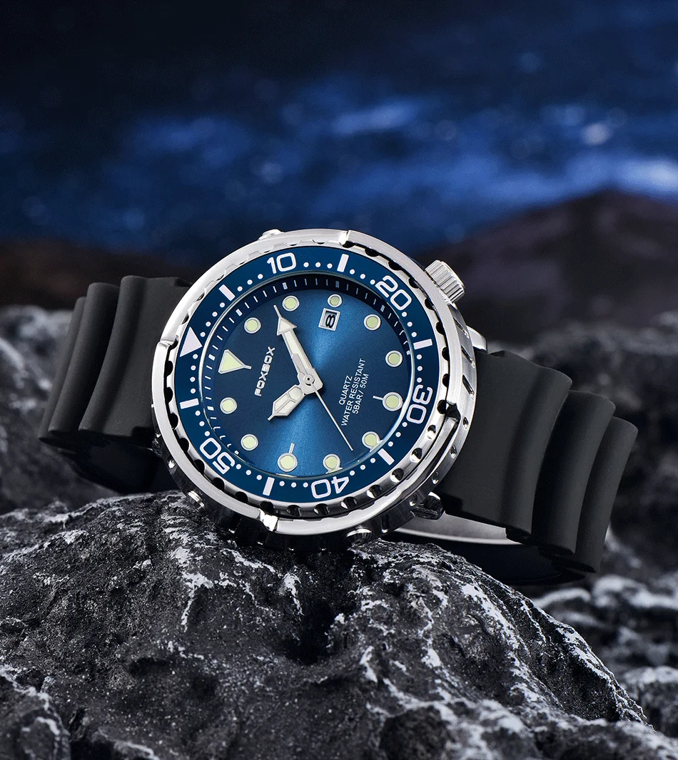 LIGE Fashion Diver Watch Men Top Brand Luxury 50ATM Waterproof Date Clock Sport Watches Mens Quartz Wristwatch Relogio Masculino