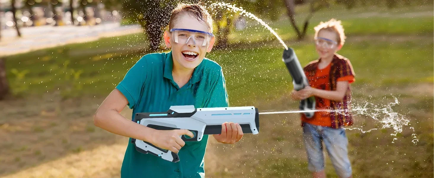 Electric Water Guns For Adults Powerful Squirt Automatic Water Suction Water Blasters Summer Outdoor Beach Toy For boys Kid Gift