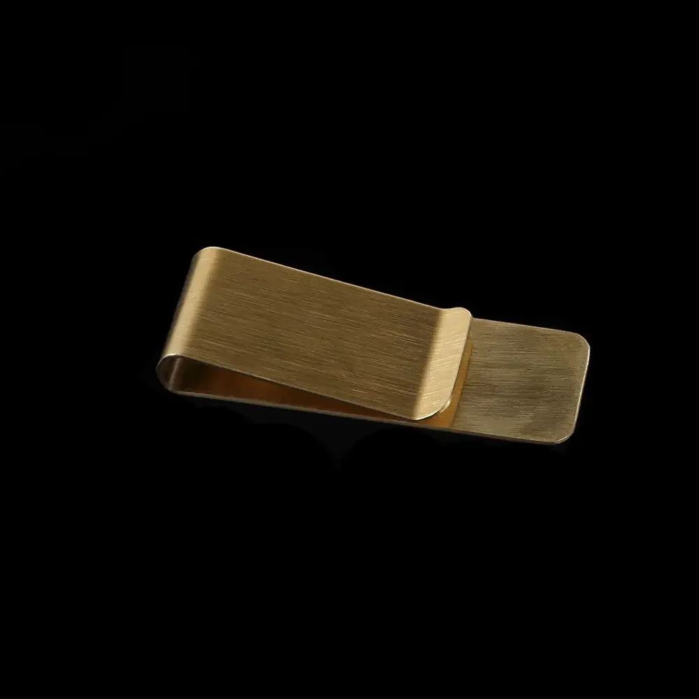 High Quality Hot Sale Metal Clip Slim Pocket Credit Card ID Clip Stainless Steel Money Clip Wallet Cash Clamp Men Purse