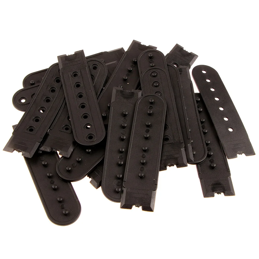 10 Sets Baseball Hat Buckle Plastic Adjustable Seven-Hole Buckle Single Double Breasted Replaceable Extenders Supplies Accessory