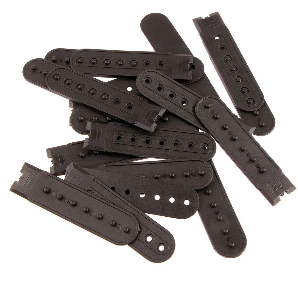 10 Sets Baseball Hat Buckle Plastic Adjustable Seven-Hole Buckle Single Double Breasted Replaceable Extenders Supplies Accessory
