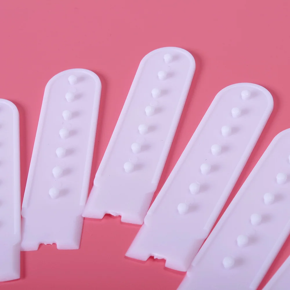 10 Sets Baseball Hat Buckle Plastic Adjustable Seven-Hole Buckle Single Double Breasted Replaceable Extenders Supplies Accessory