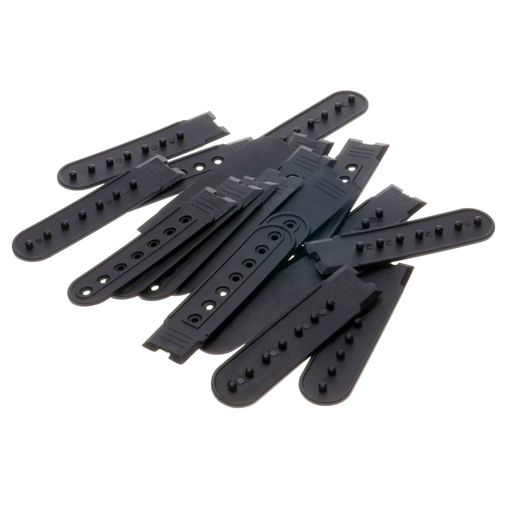 10 Sets Baseball Hat Buckle Plastic Adjustable Seven-Hole Buckle Single Double Breasted Replaceable Extenders Supplies Accessory