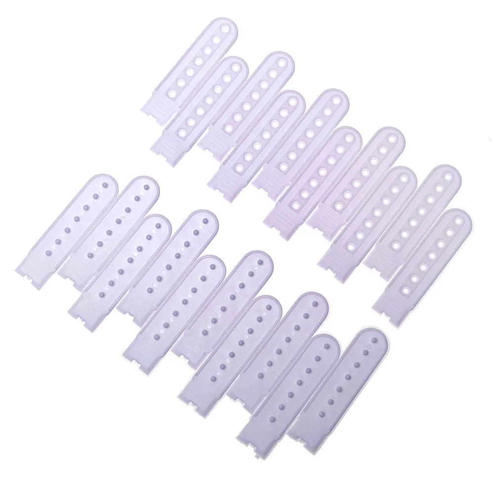 10 Sets Baseball Hat Buckle Plastic Adjustable Seven-Hole Buckle Single Double Breasted Replaceable Extenders Supplies Accessory