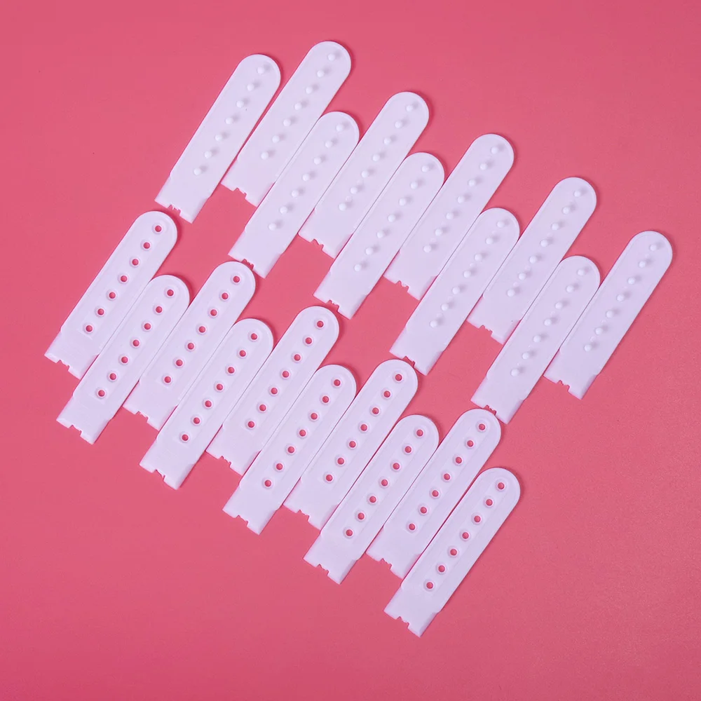 10 Sets Baseball Hat Buckle Plastic Adjustable Seven-Hole Buckle Single Double Breasted Replaceable Extenders Supplies Accessory