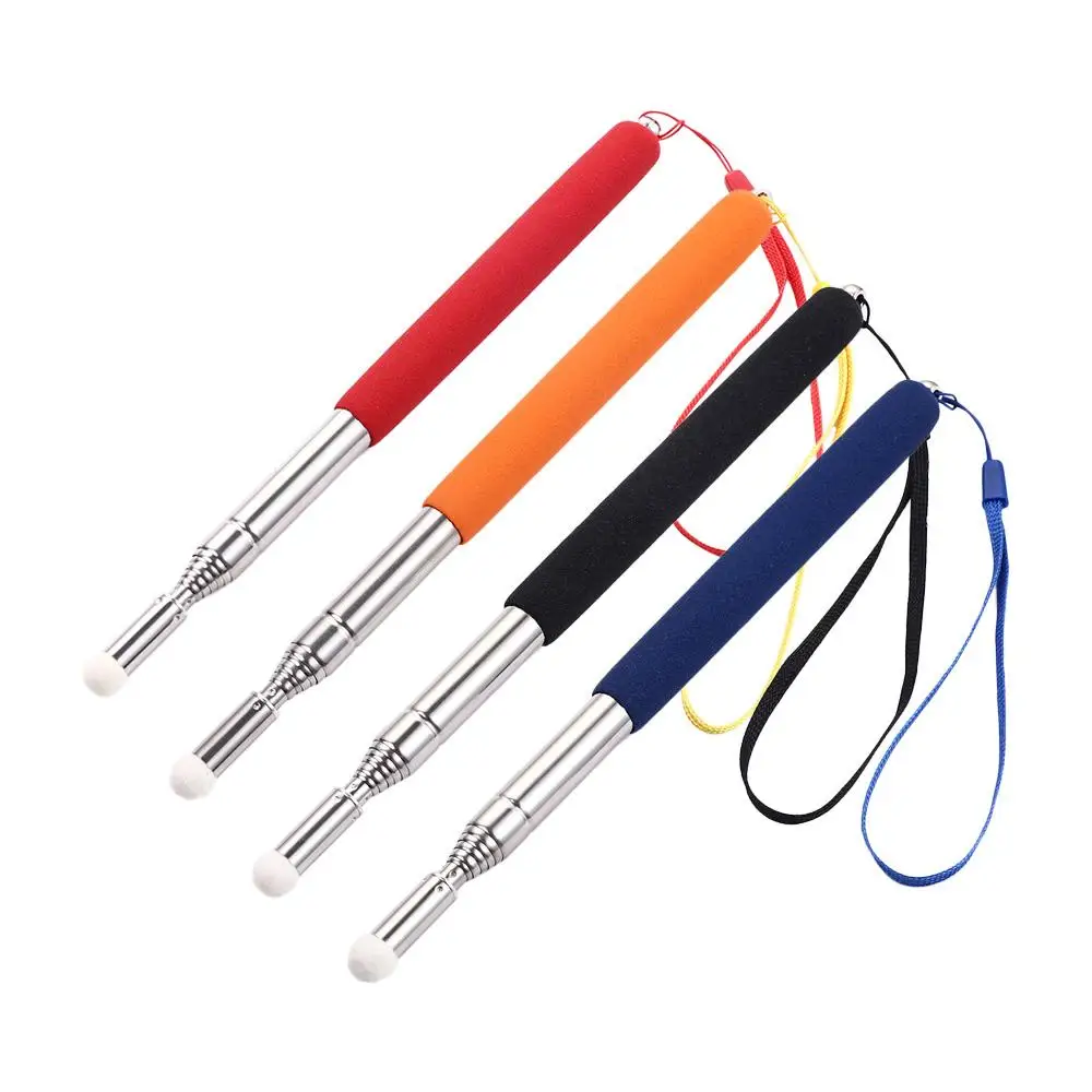 1M Extendable Stainless Steel Retractable Classroom For Teaching Pointer Pen Hand Pointer Presenter Pointing