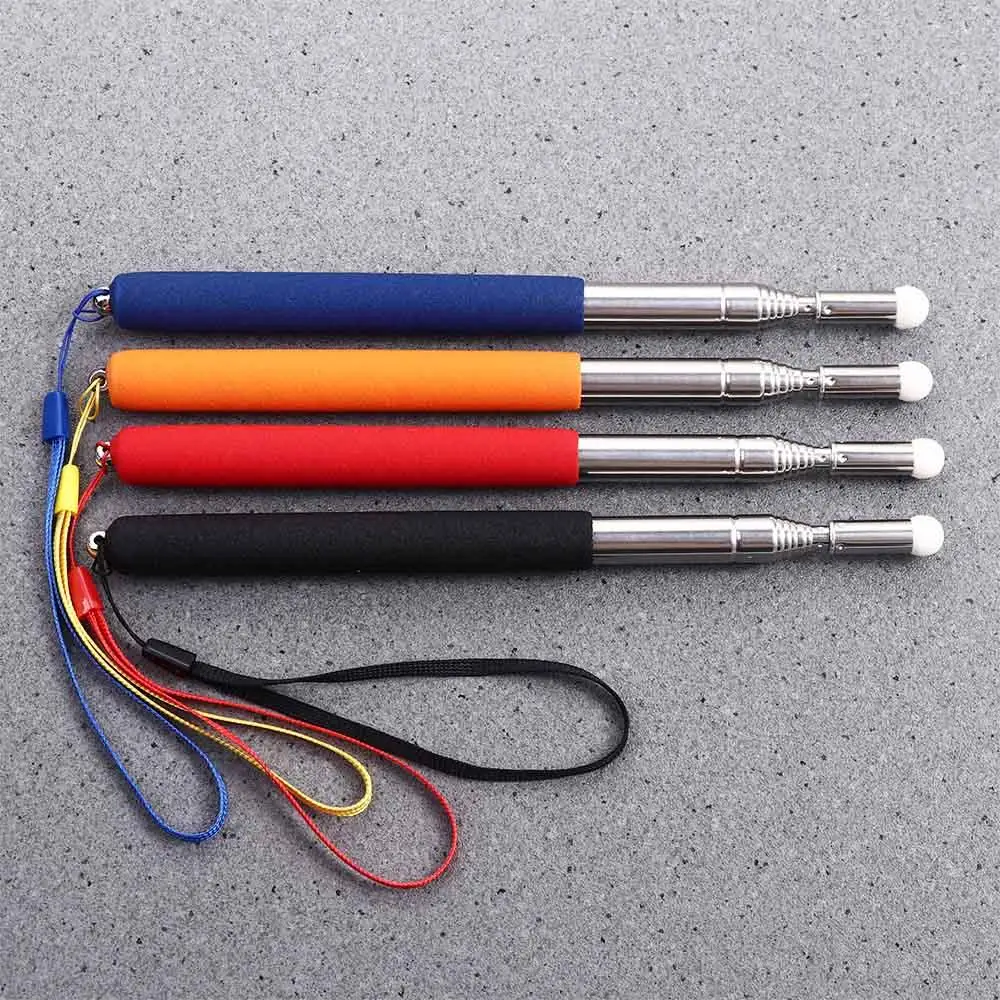 1M Extendable Stainless Steel Retractable Classroom For Teaching Pointer Pen Hand Pointer Presenter Pointing