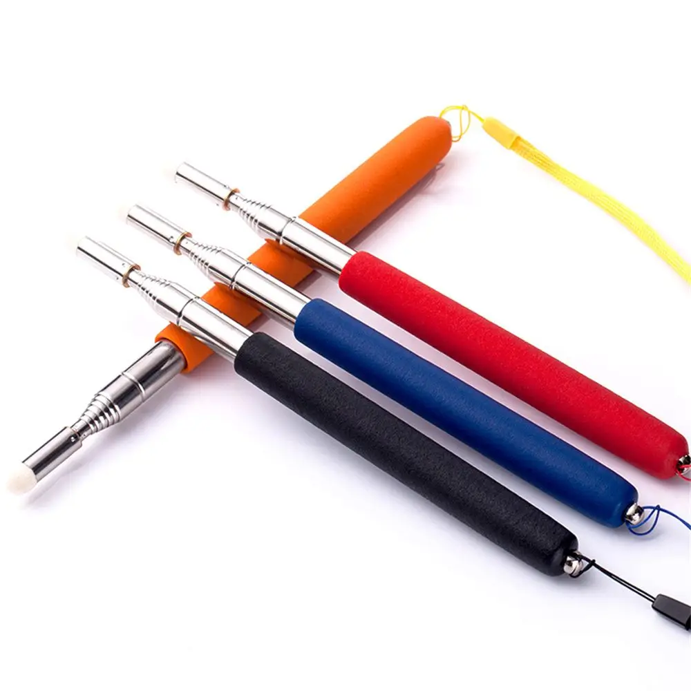 1M Extendable Stainless Steel Retractable Classroom For Teaching Pointer Pen Hand Pointer Presenter Pointing