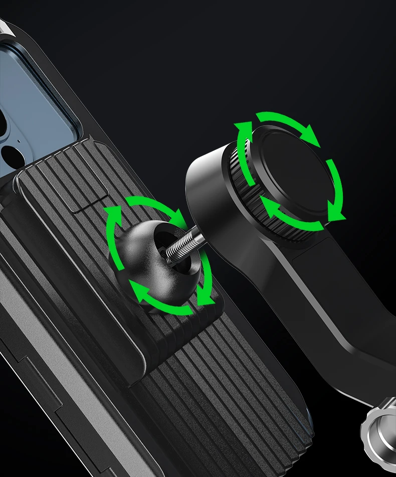 Waterproof Motorcycle Bike Mobile Phone Holder Support Universal Bicycle GPS 360° Swivel Adjustable Motorcycle Cellphone Holder
