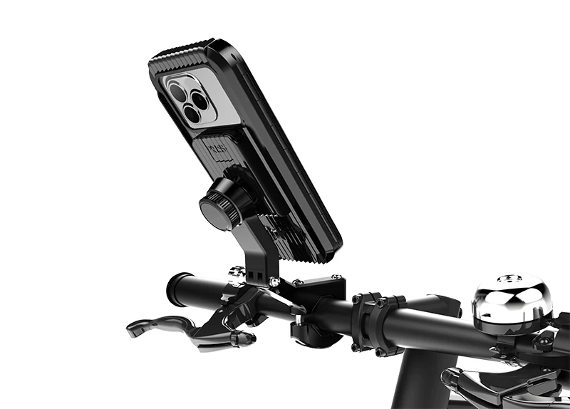 Waterproof Motorcycle Bike Mobile Phone Holder Support Universal Bicycle GPS 360° Swivel Adjustable Motorcycle Cellphone Holder