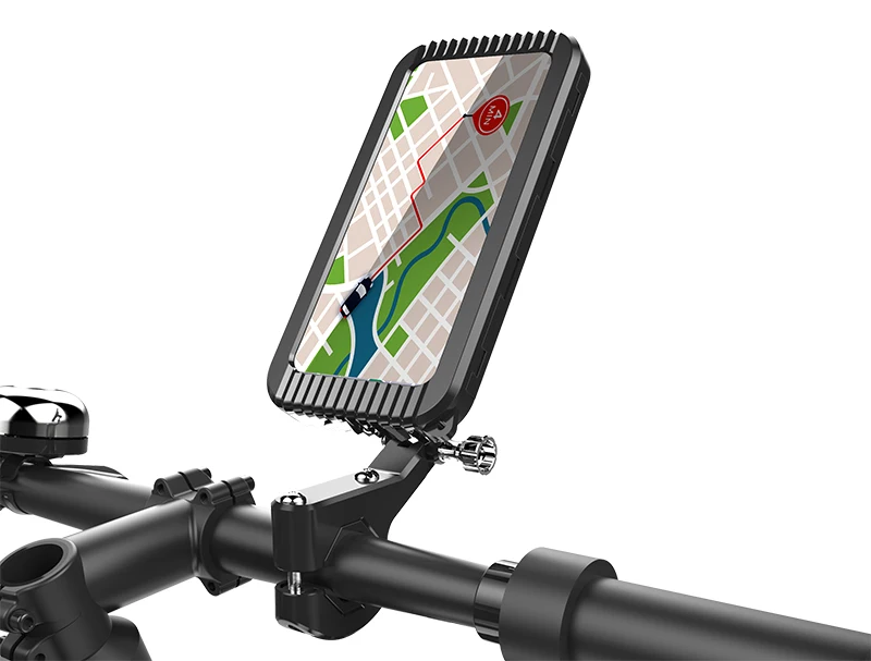 Waterproof Motorcycle Bike Mobile Phone Holder Support Universal Bicycle GPS 360° Swivel Adjustable Motorcycle Cellphone Holder