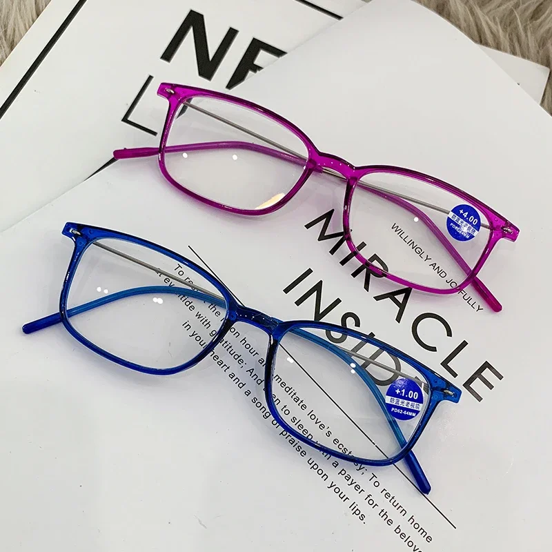 Fashion Classic Anti Blue Light Blocking Reading Glasses for Women and Men Optical Computer Eyeglasses Presbyopia +1.0 To +4.0