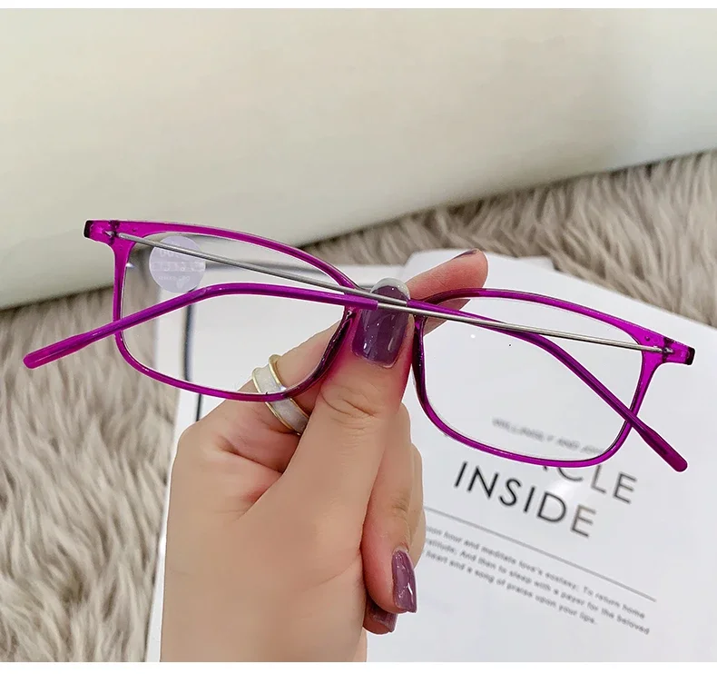 Fashion Classic Anti Blue Light Blocking Reading Glasses for Women and Men Optical Computer Eyeglasses Presbyopia +1.0 To +4.0