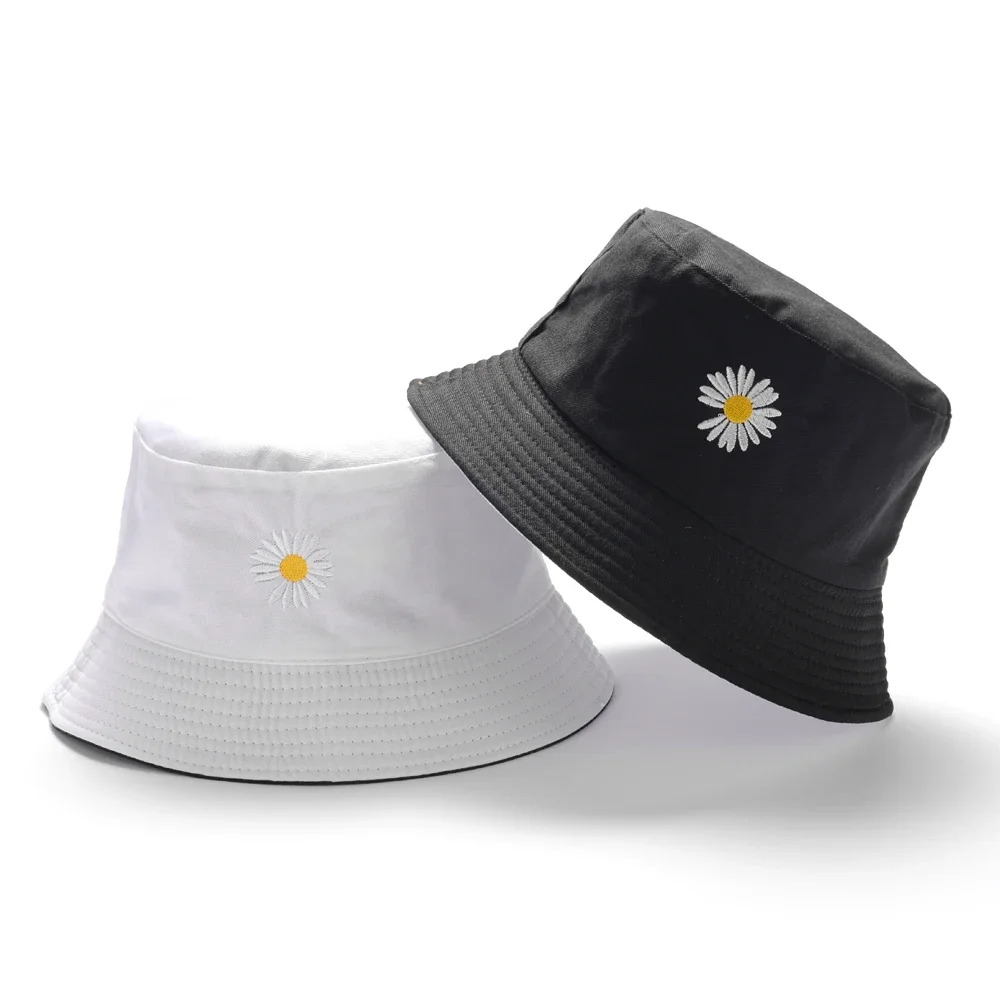 2024 Summer Duck Reversible Bucket Hat for Women Travel Fisherman Hat Sad Boys Bob Fishing Cap Girl Outdoor Panama Beach Sun Hat