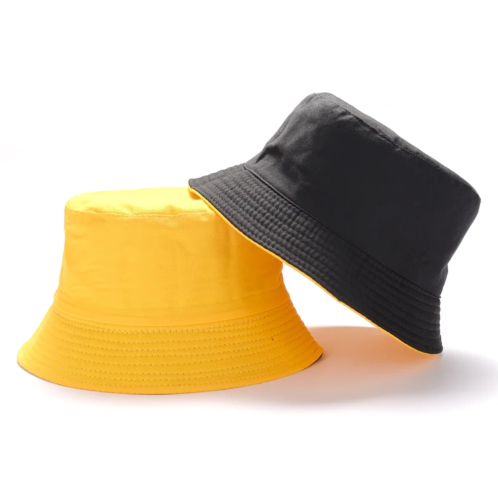 2024 Summer Duck Reversible Bucket Hat for Women Travel Fisherman Hat Sad Boys Bob Fishing Cap Girl Outdoor Panama Beach Sun Hat