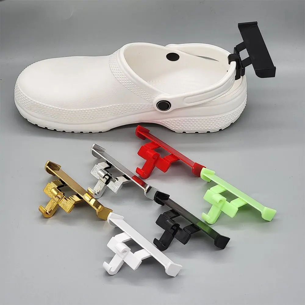 2Pcs Hole Shoe Accessories Shoe Decoration Clips Charm Buckle Shoes Buckle Clip Cave Slipper Tail Decoration
