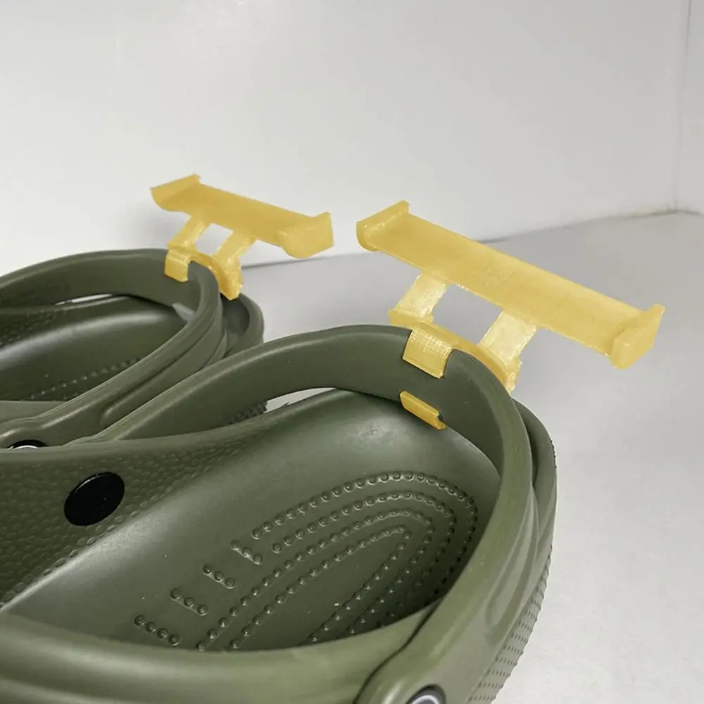 2Pcs Hole Shoe Accessories Shoe Decoration Clips Charm Buckle Shoes Buckle Clip Cave Slipper Tail Decoration