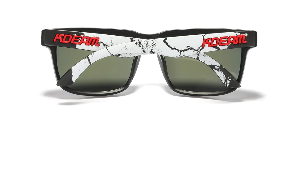 2026 Kdeam High Quality Polarized Sunglasses for Men Women Fashion Unisex Brand Trendy Outdoor Eyewear For Couple Red Lens