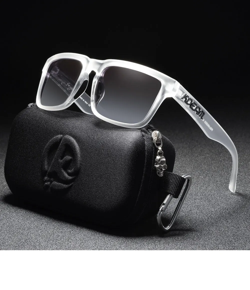 2026 Kdeam High Quality Polarized Sunglasses for Men Women Fashion Unisex Brand Trendy Outdoor Eyewear For Couple Red Lens