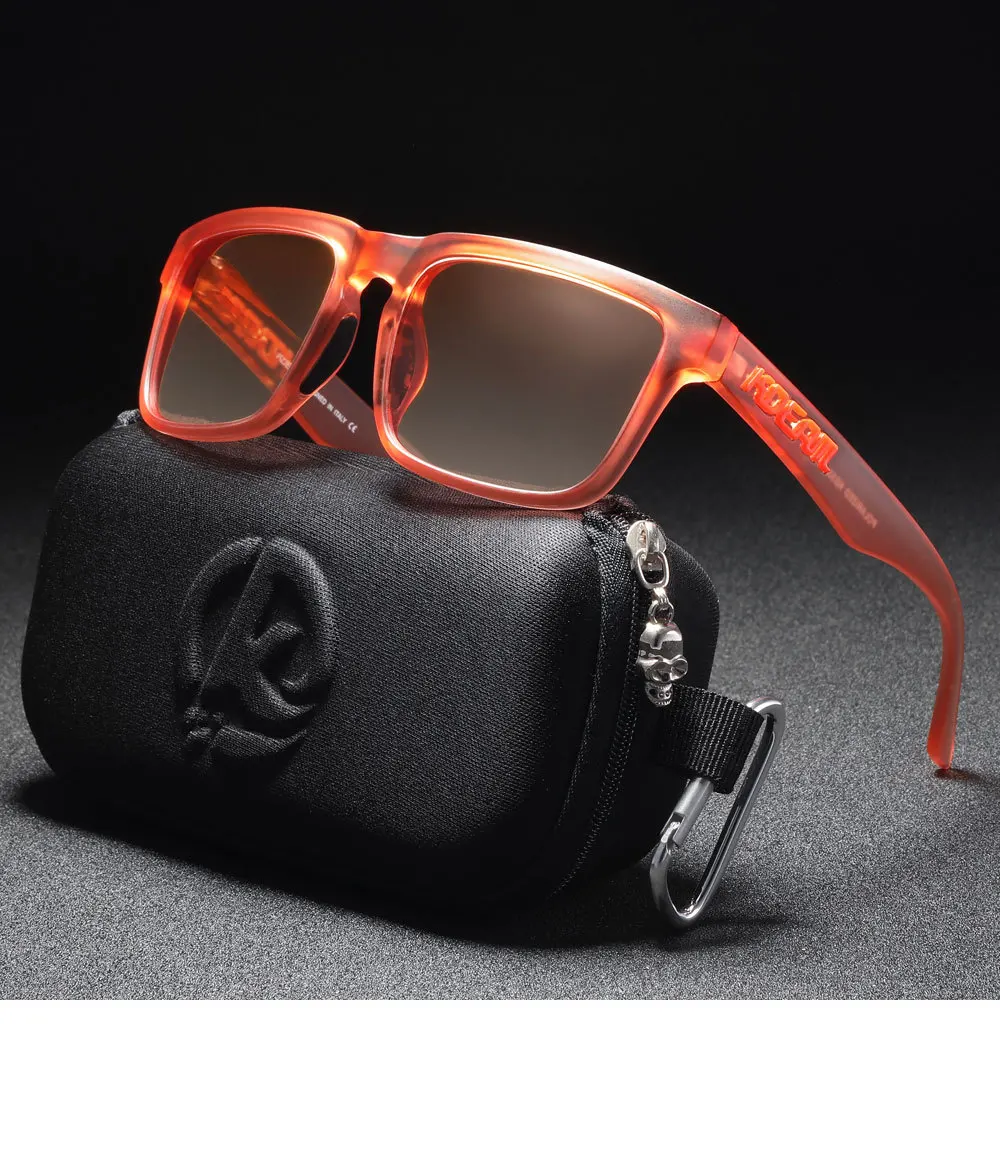 2026 Kdeam High Quality Polarized Sunglasses for Men Women Fashion Unisex Brand Trendy Outdoor Eyewear For Couple Red Lens