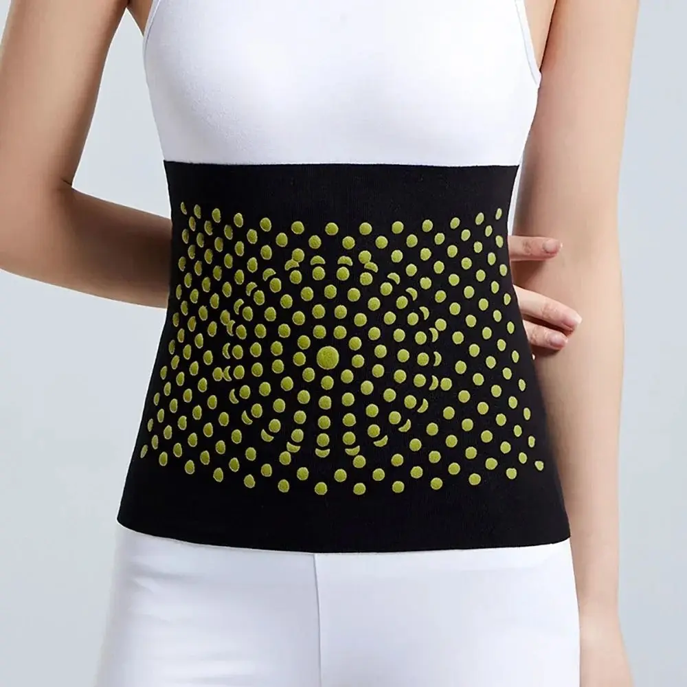 Hot Mugwort Therapy Waist Support Belt Self-Heating Waist Support Belt Lower Back Support Thin Soft Kidney Fixation Belt