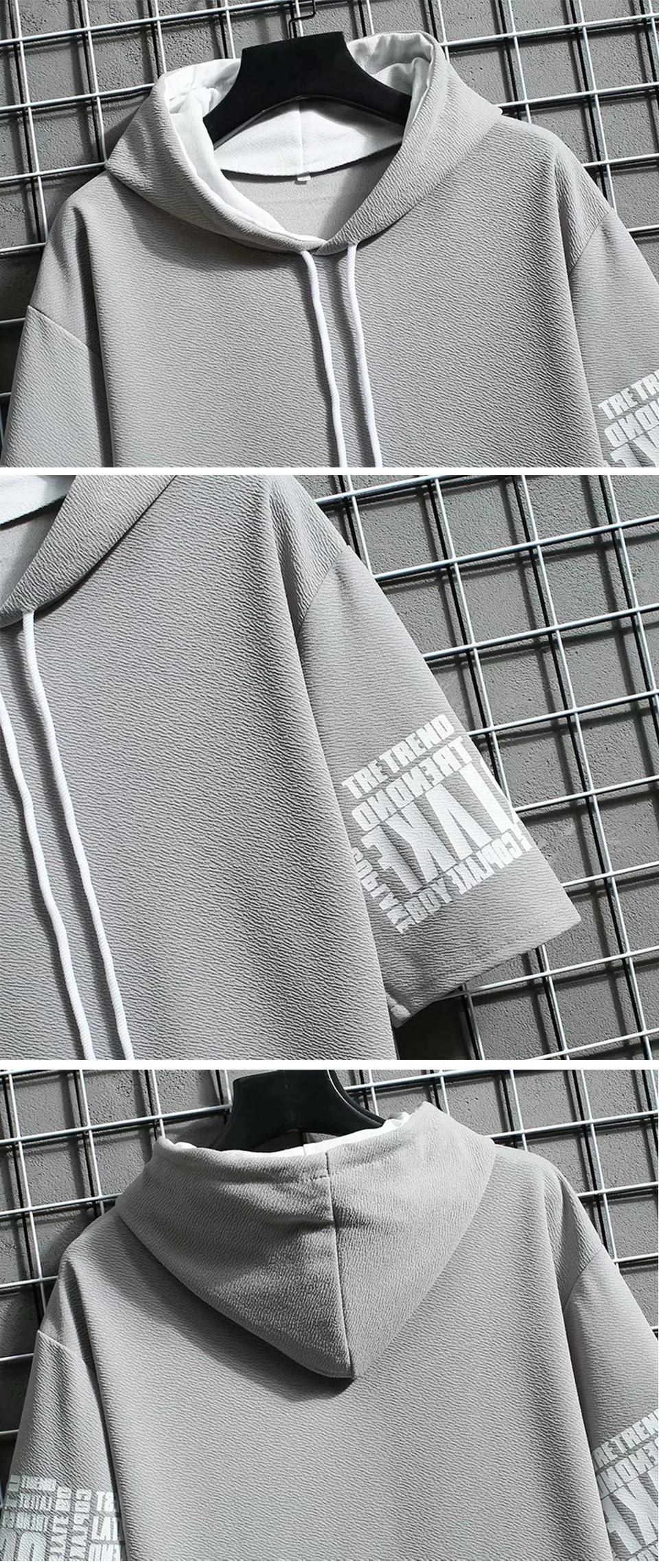 T Shirt for Men Clothing Oversized Streetwear Hoodies Korea 반팔티 Casual Hat T-shirt Print Graphic Tshirt Anime Sports Gym Hoodie