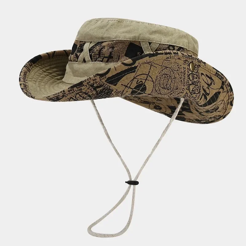 Spring Cotton Letter Embroidery Pattern Bucket Hat Fisherman Hat Outdoor Travel Sun Cap For Men And Women 153