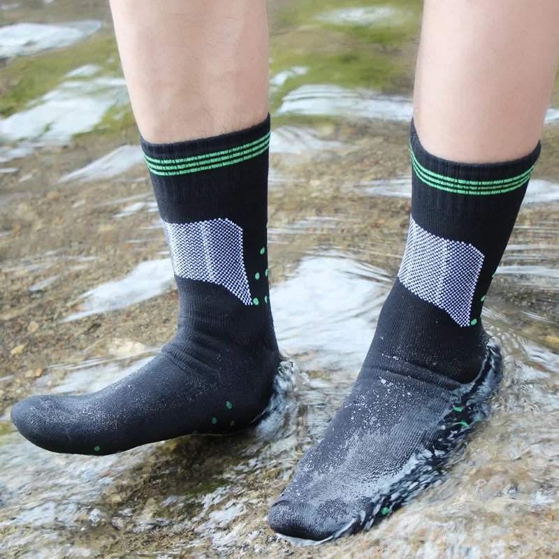 Waterproof Socks Outdoor Sports Hiking Wading Camping Trekking Winter Skiing Sock Warm Breathable Waterproof Socks