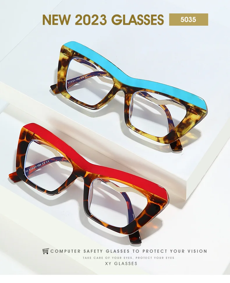 Fashion Brand Designer Colorful Small Frame Reading Glasses Retro Cat Eye Trend Eyeglasses Prescription Women Presbyopic Glasses