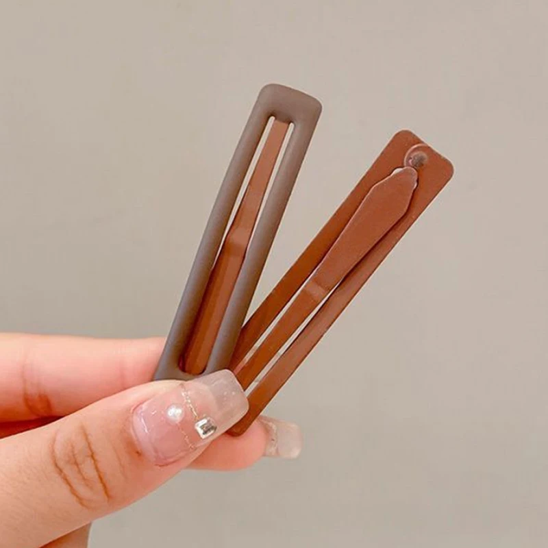 6Pcs Fashion Practical Versatile Morandi Color BB Hairpin Hair Side Clips For Women Girls Hair Accessories