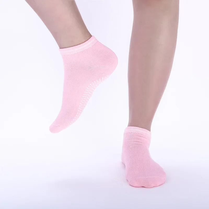Women Anti-Slip Sock Trampoline Yoga Sock Cotton Breathable Short Socks Elasticity Sport Boy Girl Outside Sport Socks EU33-39
