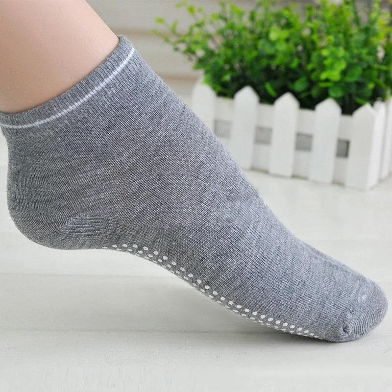 Women Anti-Slip Sock Trampoline Yoga Sock Cotton Breathable Short Socks Elasticity Sport Boy Girl Outside Sport Socks EU33-39