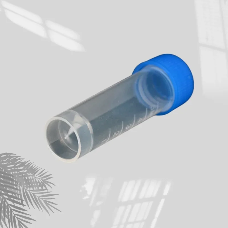 10PCS Laboratory Chemical Plastic Test Tube Vial Sealing Cap Packaging Container Office School Chemicals 2ML Laboratory