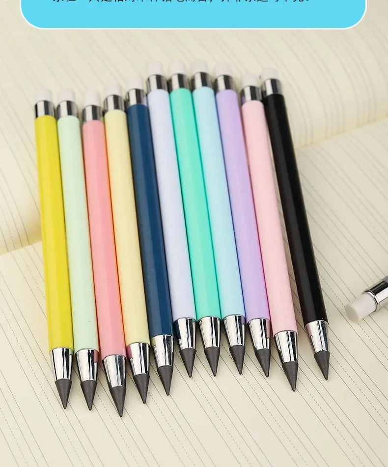 6/12 PCS/Set Infinity Pencils No Sharpening Eternity Pencils No Ink Kawaii Unlimited Pens Art School Office Supplies Stationery